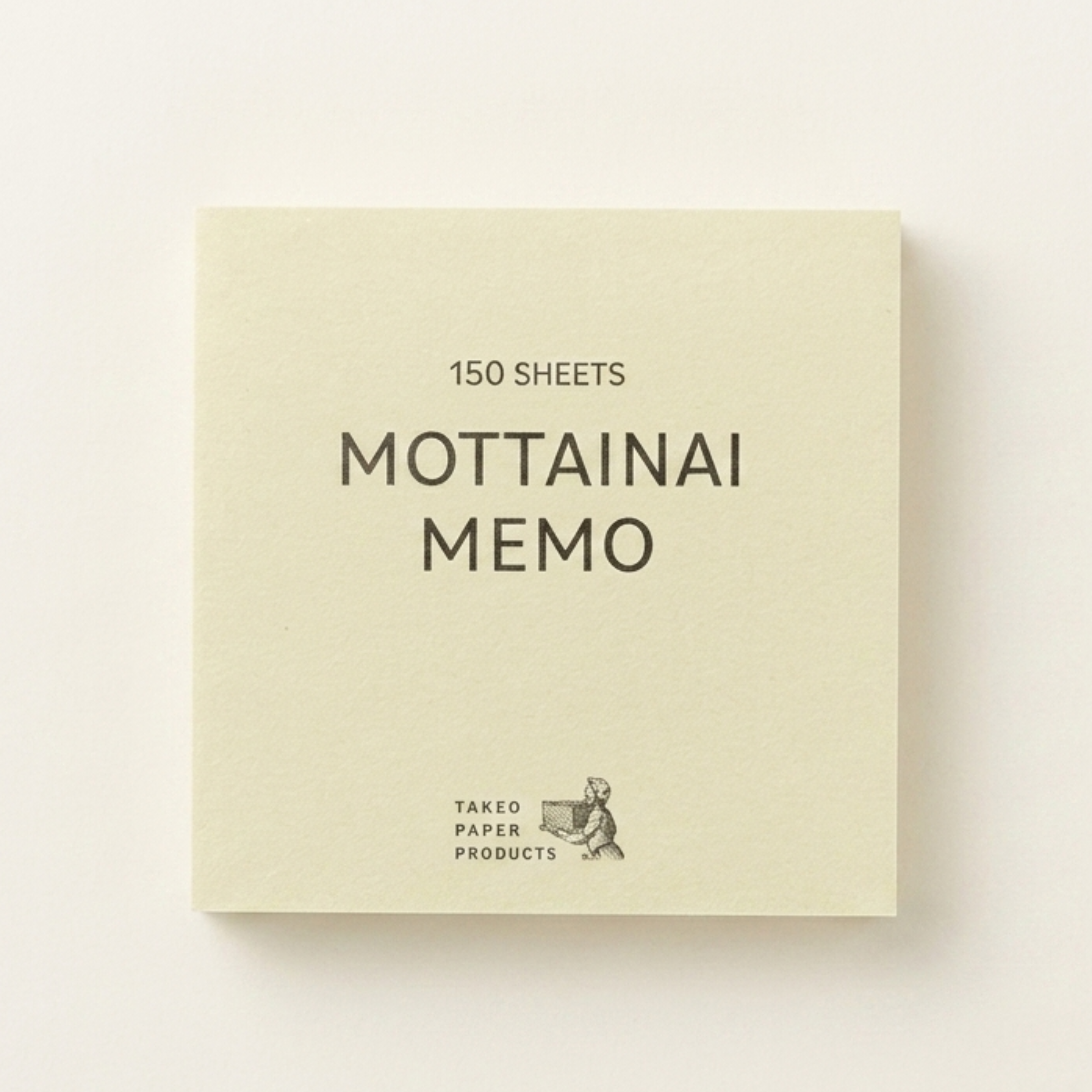 竹尾 MOTTAINAI MEMO 文青風環保便簽本