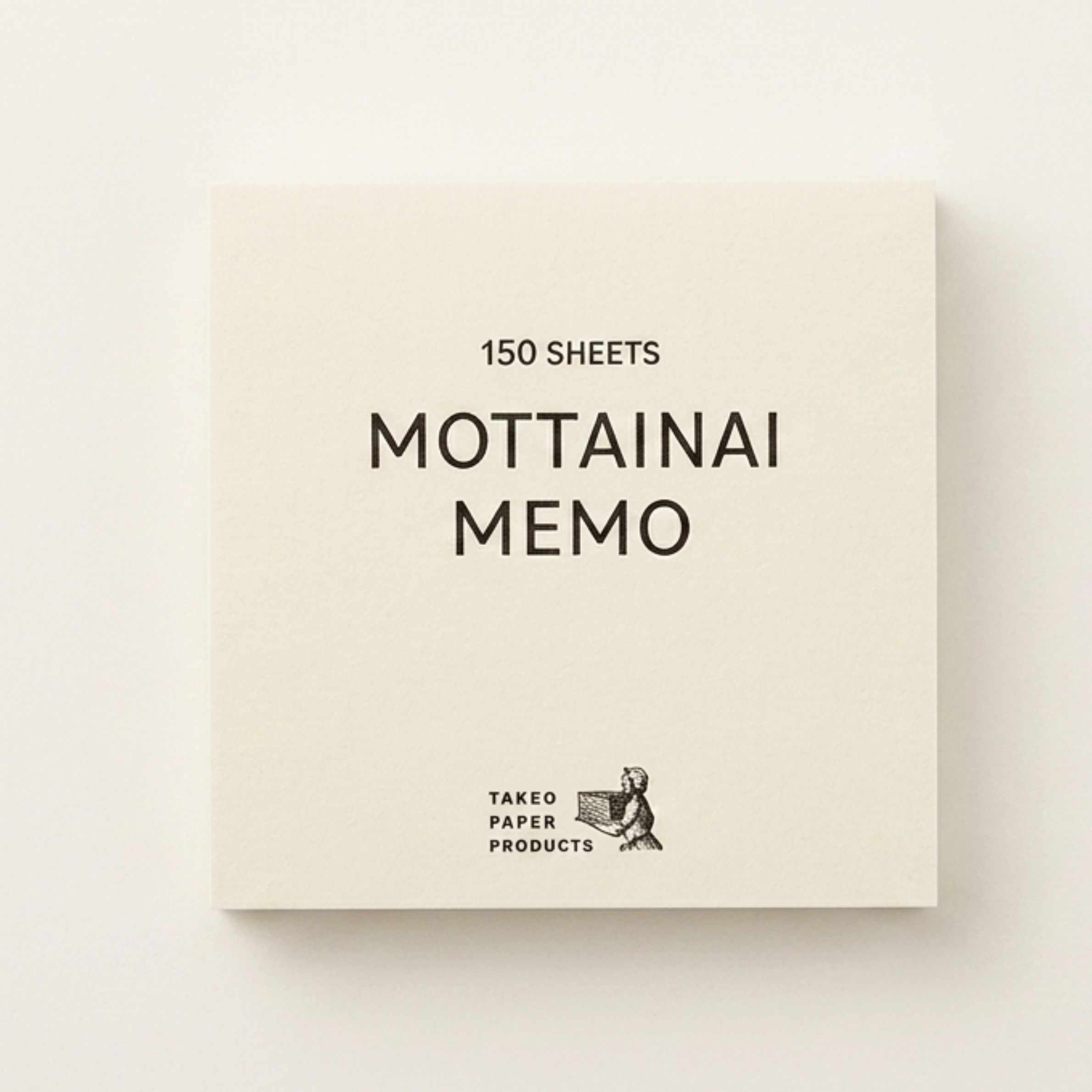 竹尾 MOTTAINAI MEMO 文青風環保便簽本