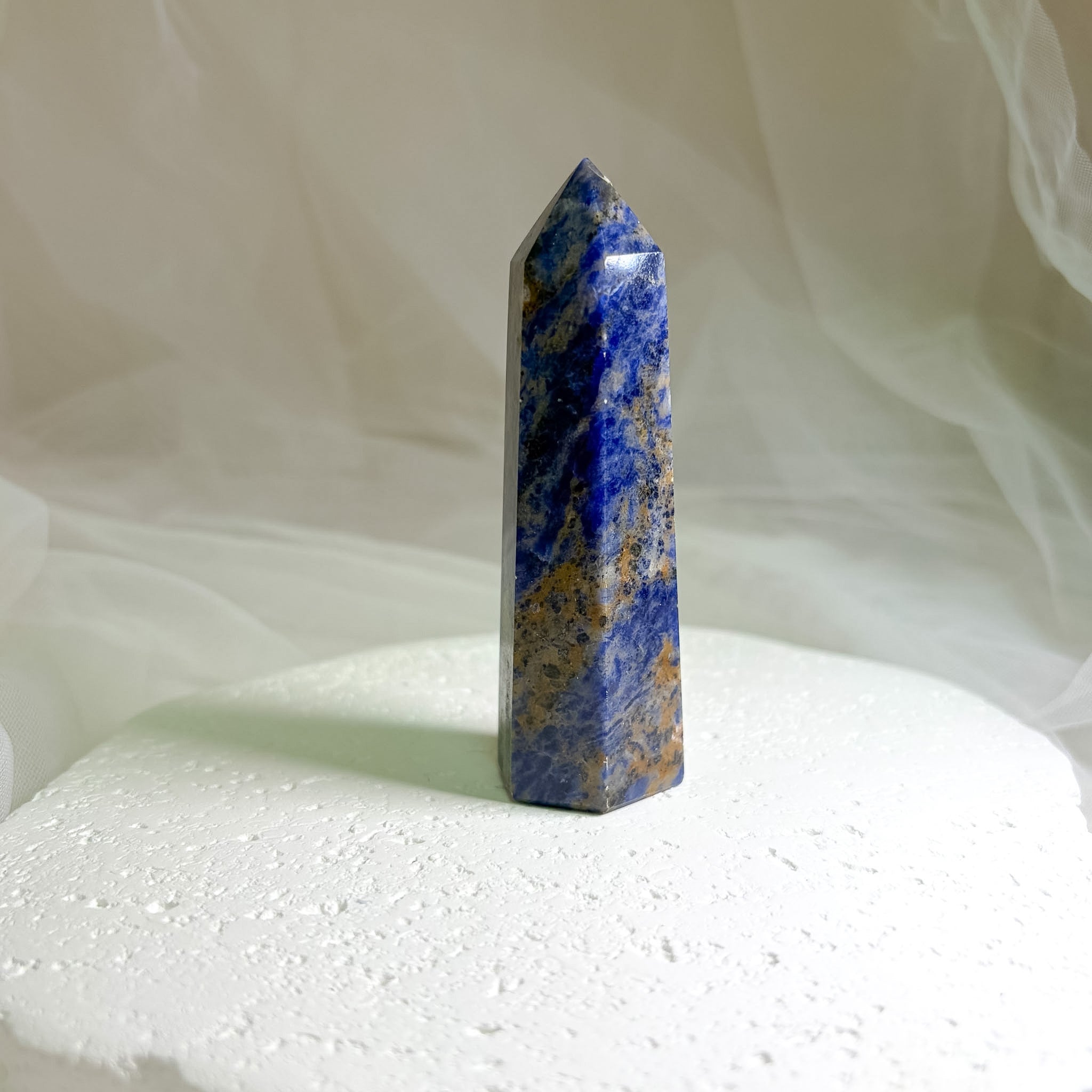 藍紋水晶柱