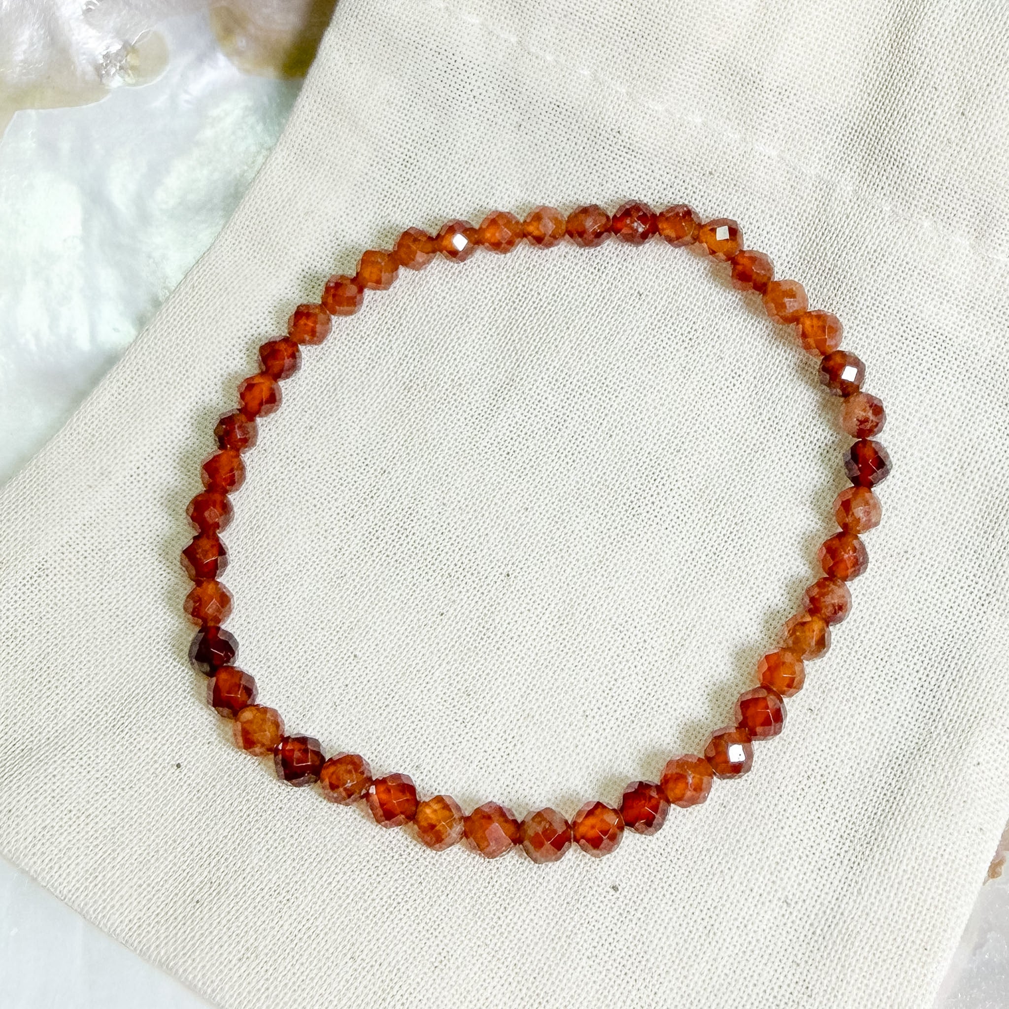 切面橙石榴石 4mm