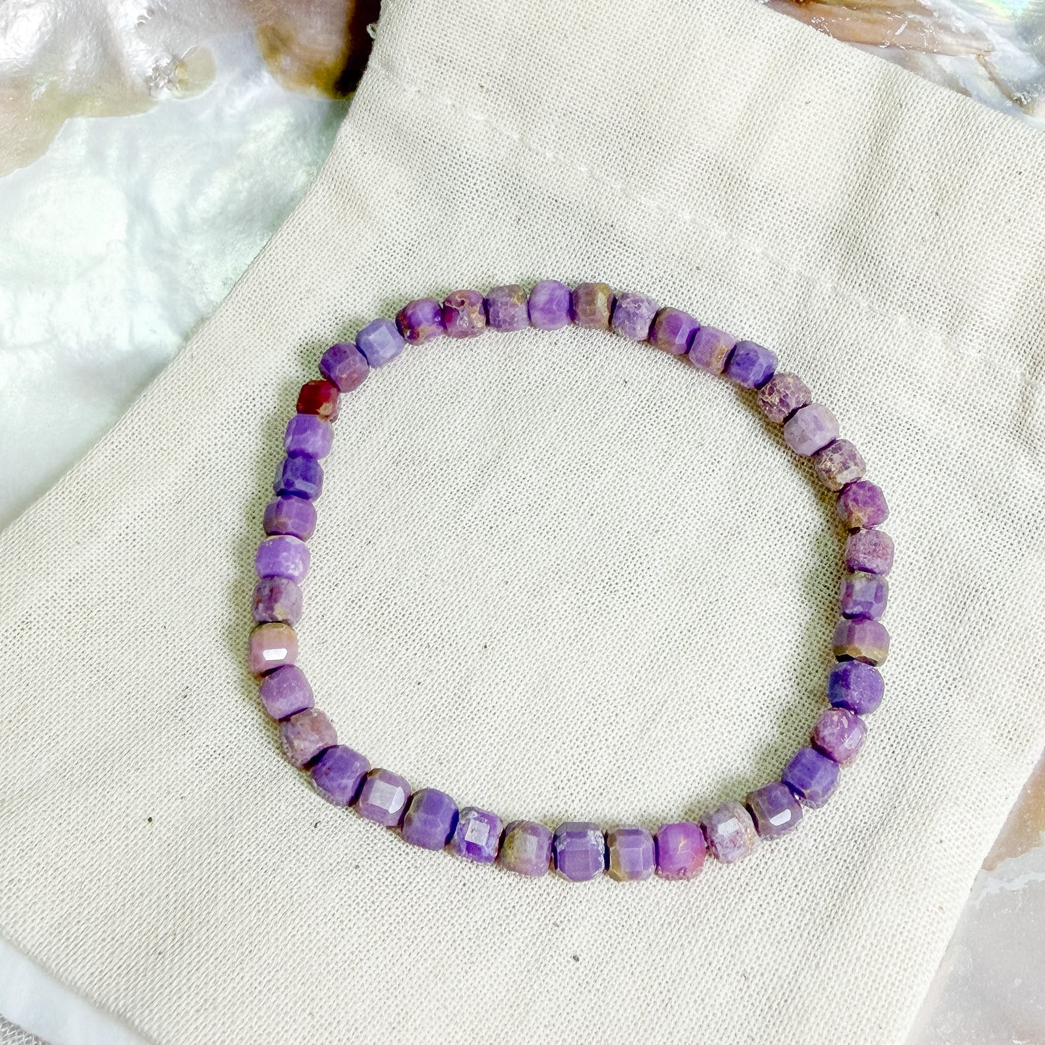 切面方形紫雲母 5mm