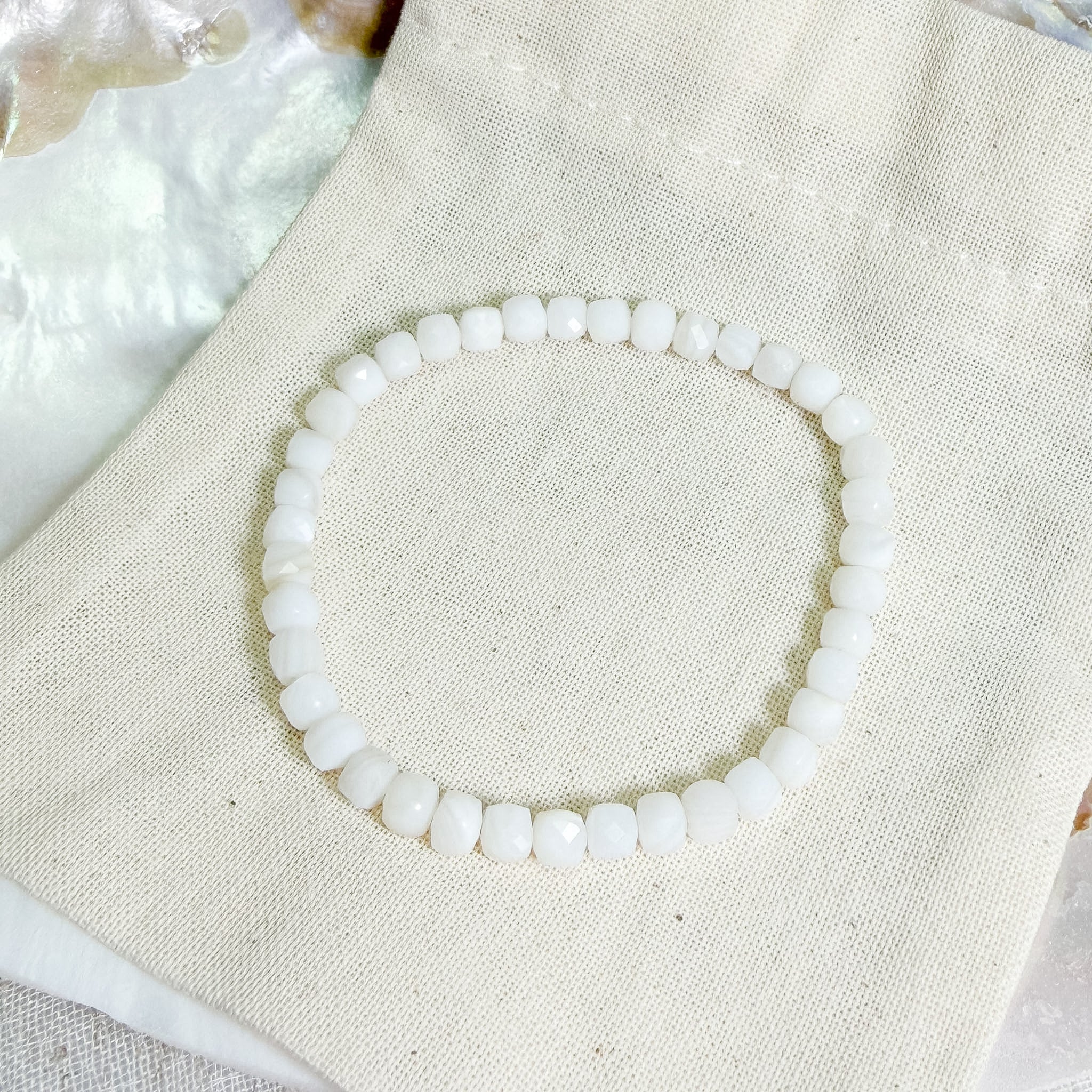 切面方形金絲貝 4mm